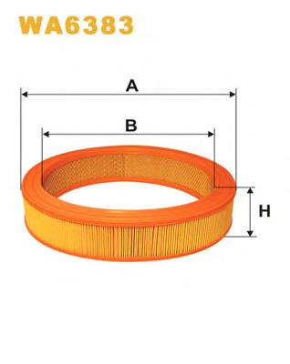 Повітряний фільтр WA6383 WIX