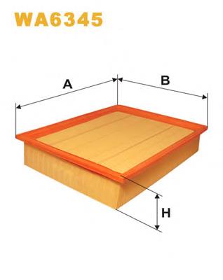 Фільтр повітряний WA6345 WIX
