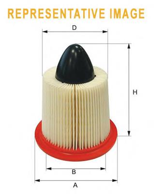 Фільтр повітряний WA6531 WIX