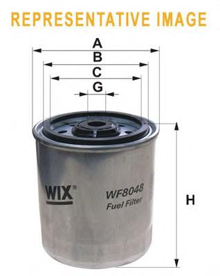 Фільтр паливний WF8270 WIX