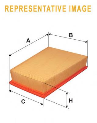 Повітряний фільтр WA6687 WIX