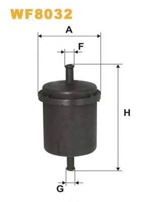 Фільтр тонкого очищення палива WIX WF8032 ціна, від 4.75 USD