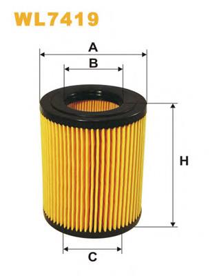 Фільтр масляний WIX WL7419