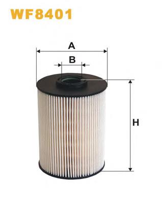 Фільтр тонкого очищення палива WIX WF8401 ціна, від 18.01 USD