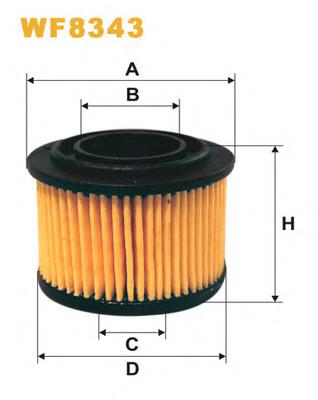 Фільтр паливний WF8343 WIX