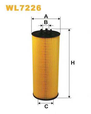 Масляний фільтр двигуна WIX WL7226 ціна, від 8.08 USD