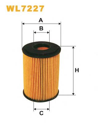 Фільтр масляний WIX WL7227