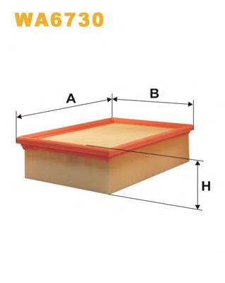 Фільтр повітряний WA6730 WIX