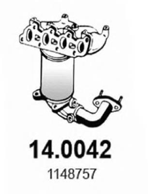 Випускний колектор 2572707 Ford