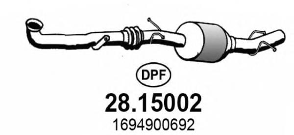 Купити A1694900692 Mercedes Сажевый фільтр