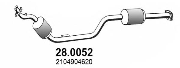 A2104904019 Mercedes Каталітичний нейтралізатор відпрацьованих газів