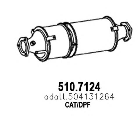 8010024 Kamoka Фільтр ДПФ