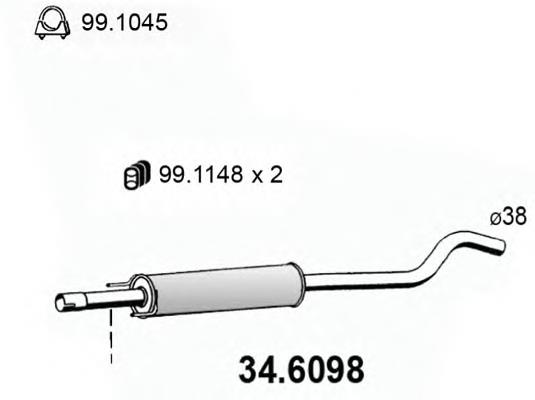 Глушник, центральна частина 346098 Asso