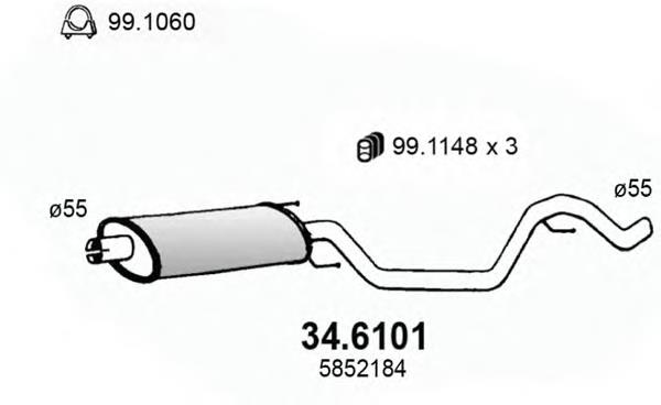 Глушник, центральна частина 346101 Asso