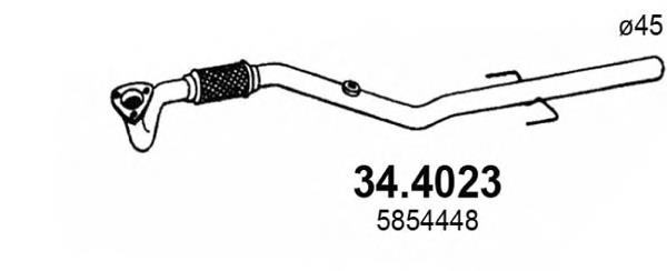 Купити 13229909 Opel Труба приймальна (штани) глушника, передня