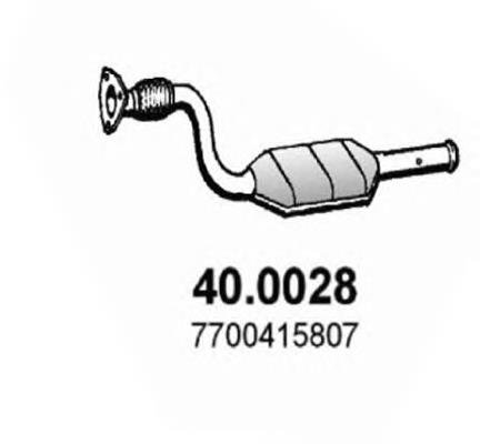 Конвертор-каталізатор (каталітичний нейтралізатор) Renault (RVI) 7700433035 ціна, від 159.09 USD