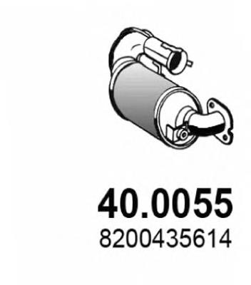 8200435614 Renault (RVI) Каталітичний нейтралізатор відпрацьованих газів