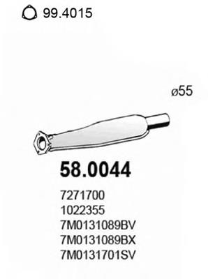 Купити 7M0131089X VAG Перетворювач відпрацьованих газів