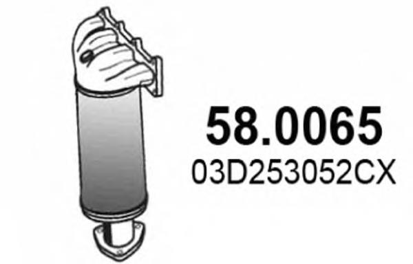 Газопроводи (колектор випускний) JMJ JMJ1091694 ціна, від 364.41 USD
