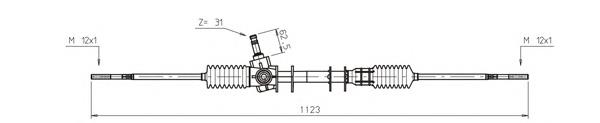 Рульова рейка S5169501S Polcar
