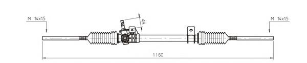 Купити 7701465388 Renault (RVI) Рульова рейка