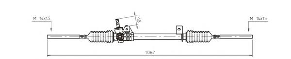 Купити 7701465477 Renault (RVI) Рульова рейка