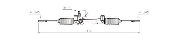 Рейка рульова FI4109 General Ricambi