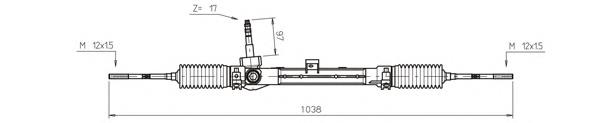 Рульова рейка CSB74930AS Casco