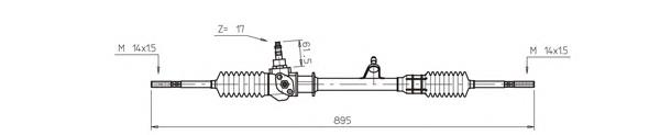Кермова рейка Fiat/Alfa/Lancia 50010081