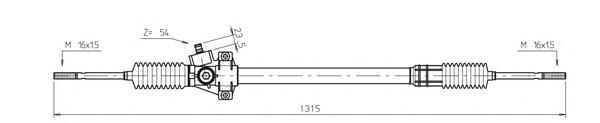 Рейка рульова FI4026 General Ricambi