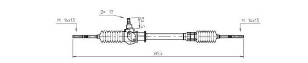 Рейка рульова 7750258 Fiat/Alfa/Lancia