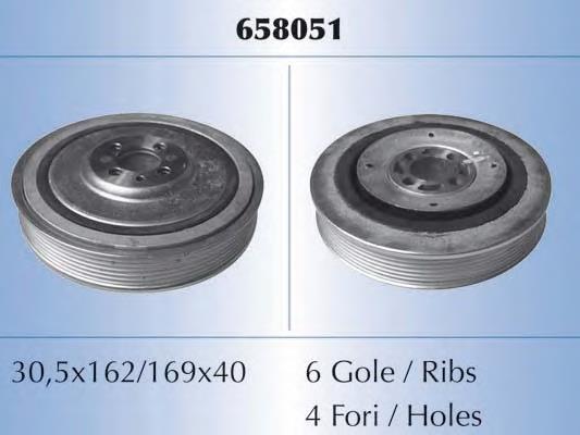 Купити 658051 Akron Malo Шків колінчастого вала
