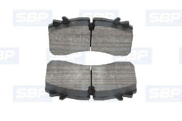 Задні гальмівні колодки SBP 07P29162 ціна, від 57.48 USD