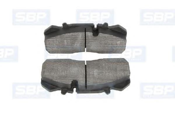 Гальмівні колодки SBP 07P29159 ціна, від 56.52 USD