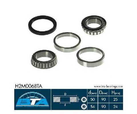 Підшипник маточини задньої BTA H2M006BTA ціна, від 27.00 USD