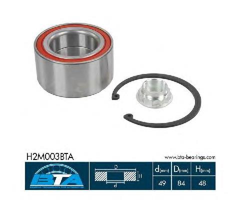 Підшипник маточини задньої BTA H2M003BTA ціна, від 21.12 USD