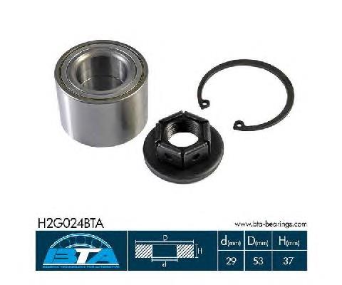 Підшипник маточини задньої BTA H2G024BTA ціна, від 16.53 USD