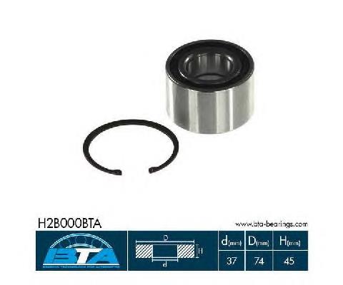 Підшипник маточини задньої BTA H2B000BTA ціна, від 13.72 USD