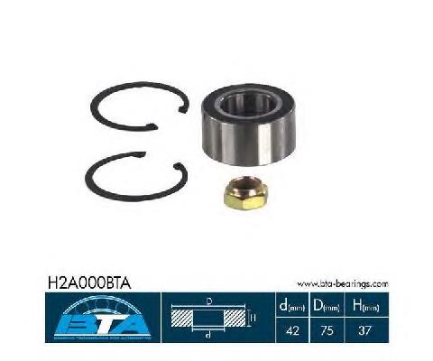 Підшипник маточини передньої/задньої BTA H2A000BTA ціна, від 15.56 USD