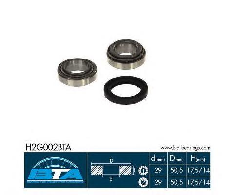 Задній підшипник BTA H2G002BTA