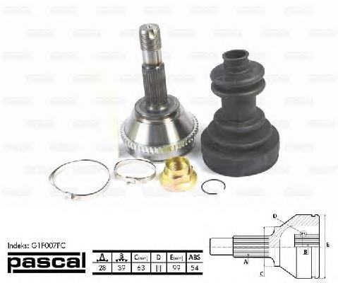Граната колісна Pascal G1F007PC ціна, від 32.25 USD