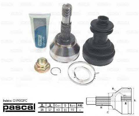 Граната колісна Pascal G1P002PC ціна, від 28.49 USD