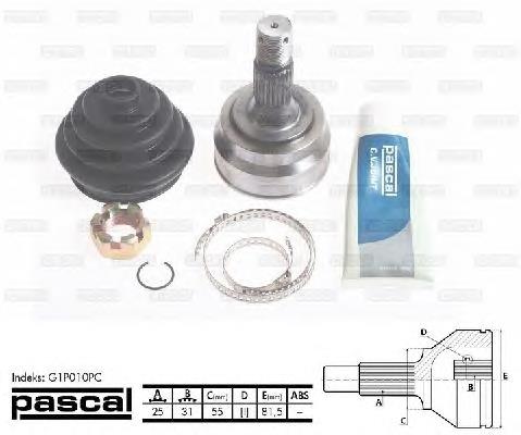 Граната колісна Pascal G1P010PC ціна, від 21.98 USD