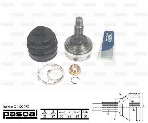 Граната колісна Pascal G14022PC ціна, від 27.28 USD