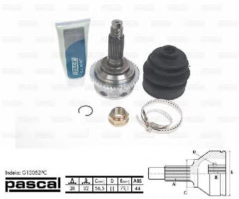 Граната колісна Pascal G13052PC ціна, від 36.72 USD