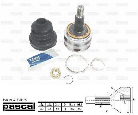 ШРУС зовнішній Pascal G15054PC