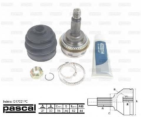 ШРУС зовнішній Pascal G17021PC