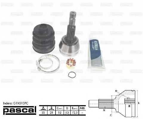 Граната колісна Pascal G1X013PC ціна, від 25.16 USD