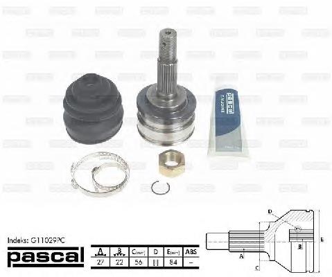 Граната колісна Pascal G11029PC ціна, від 25.37 USD