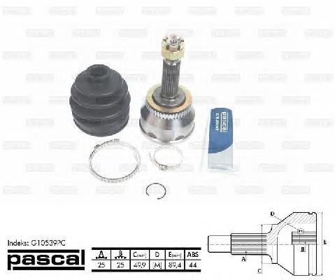 G10539PC Pascal Граната зовнішня